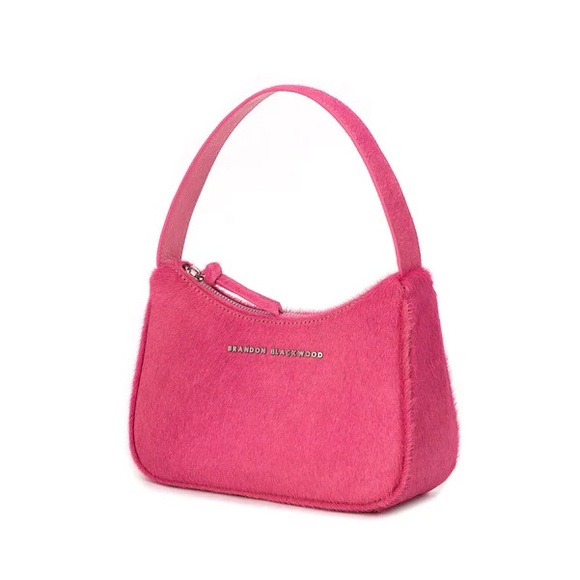 Brandon Blackwood Syl Bag- Pink Ponyhair - Picture 4 of 6